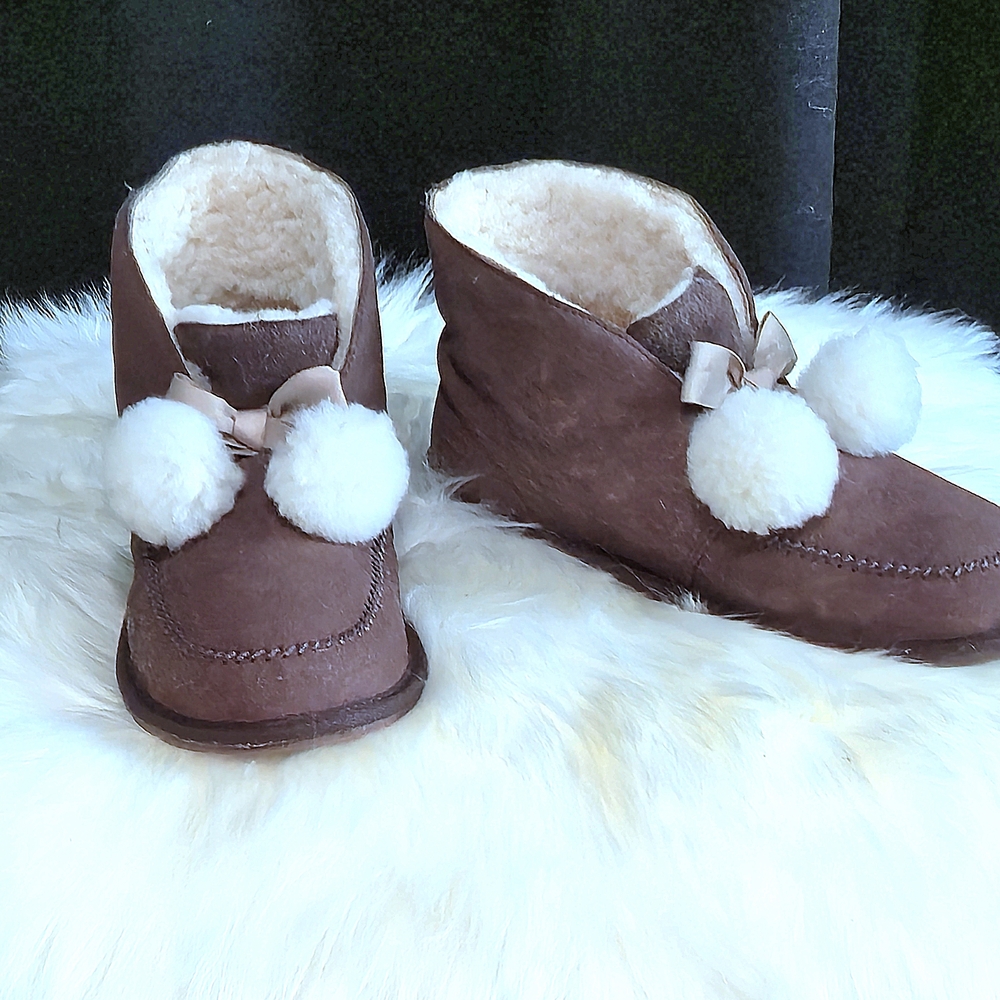 UGG Cream Fluffy Booties